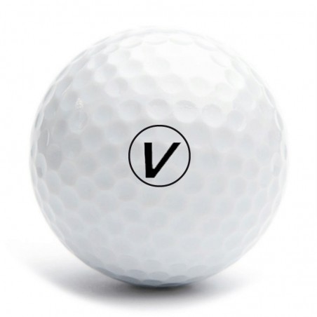 Tampon classique  lettre V pour balle de golf