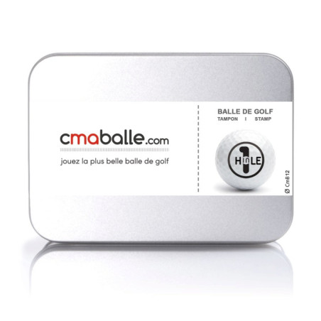 Gift box for the CMB25 golf ball stamp | Cmaballe