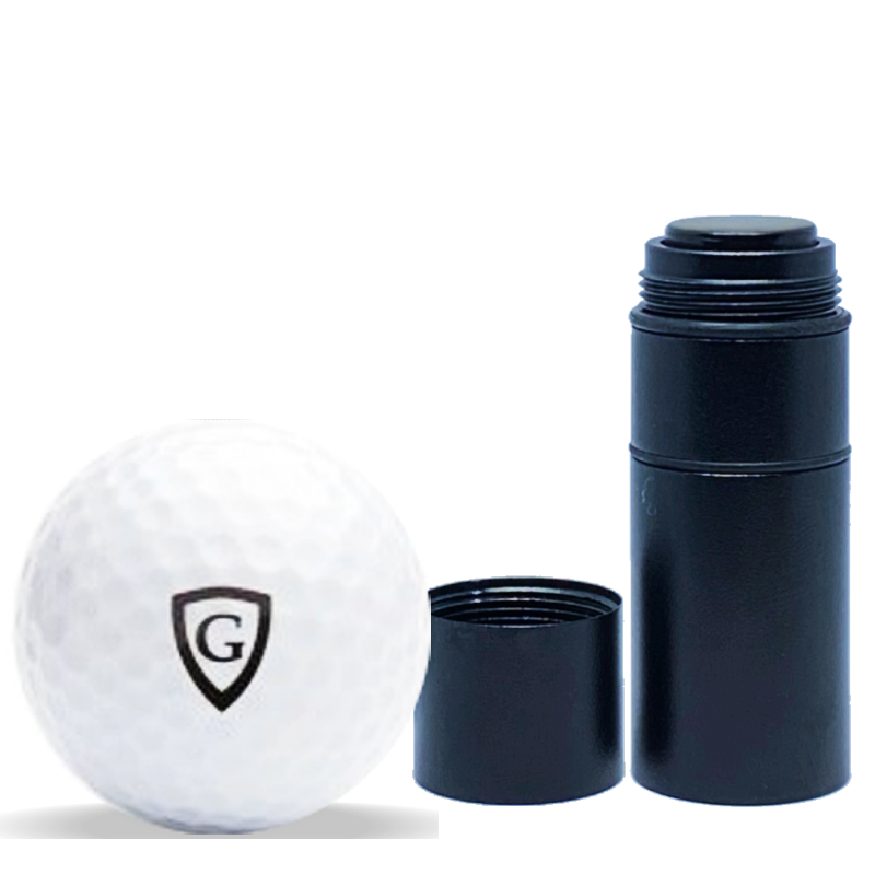 Stempel CMB Black 12 mm zum Personalisieren von Golfbällen