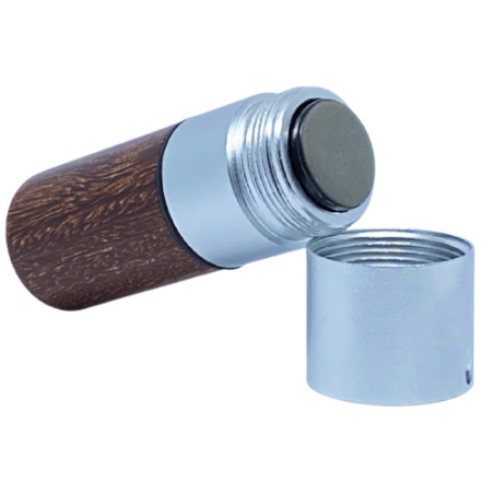 Personalisierbarer Golfball-Stempel CMB Rosewood 12 mm, Dreiviertelansicht