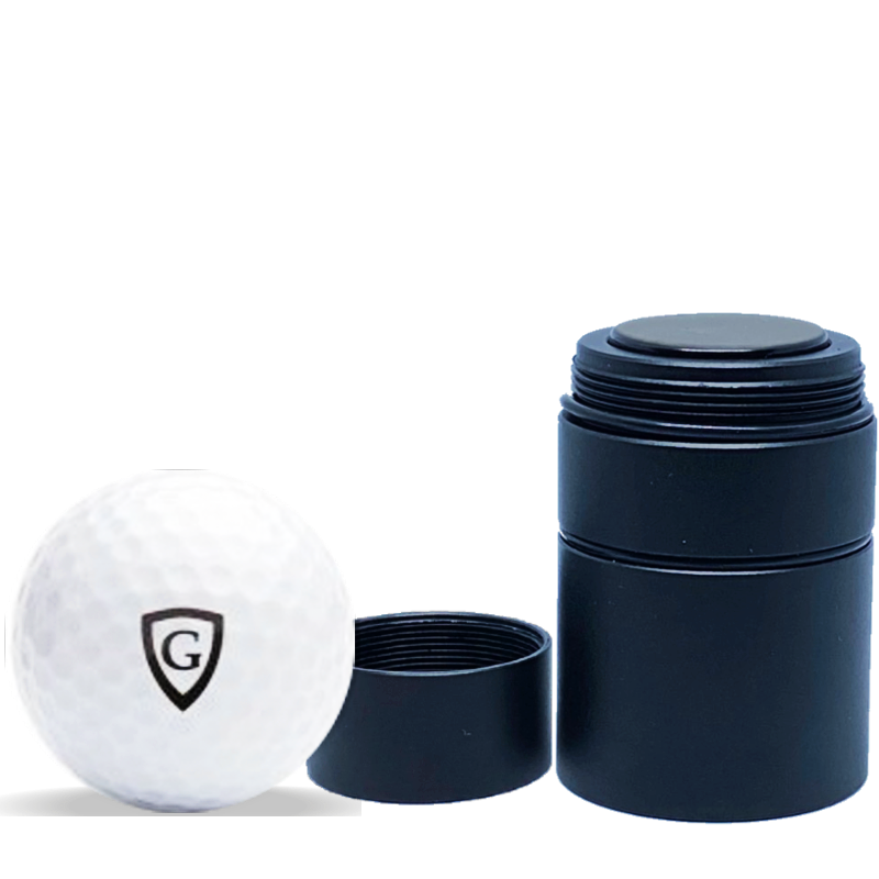 CMB Big Black 20 mm golf ball marker stamp