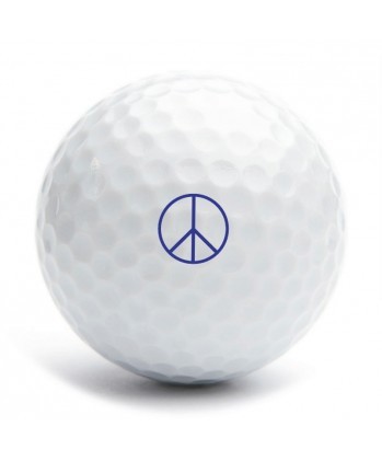 tampon classique PEACE & LOVE pour balle de golf