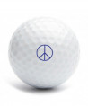 tampon classique PEACE & LOVE pour balle de golf