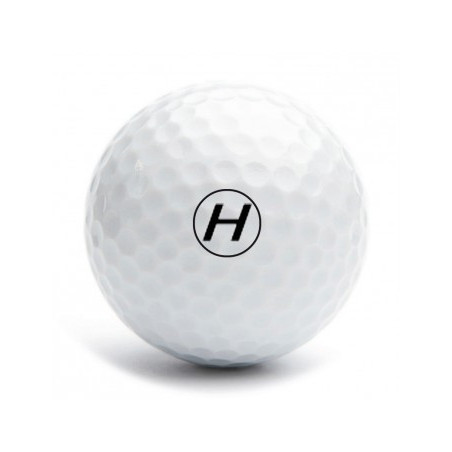 Tampon classique lettre H pour balle de golf