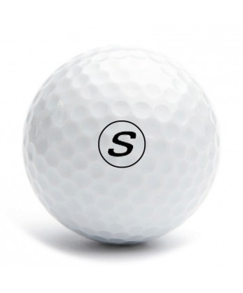 Tampon classique lettre S pour balle de golf