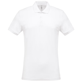 Polo uni manches courtes homme