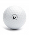 tampon lettre U pour balle de golf