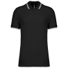 Kurzarm-Poloshirt für Herren mit kontrastierender Paspelierung