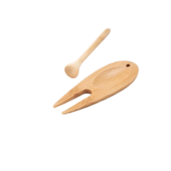 Personalized Bamboo Divot Tool