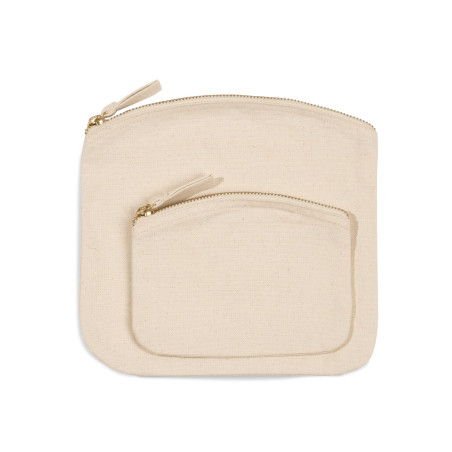 Customisable cotton zip pouch | Cmaballe